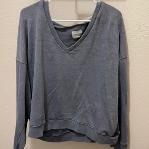 American Eagle, women’s Medium, could fit large! Dark grey